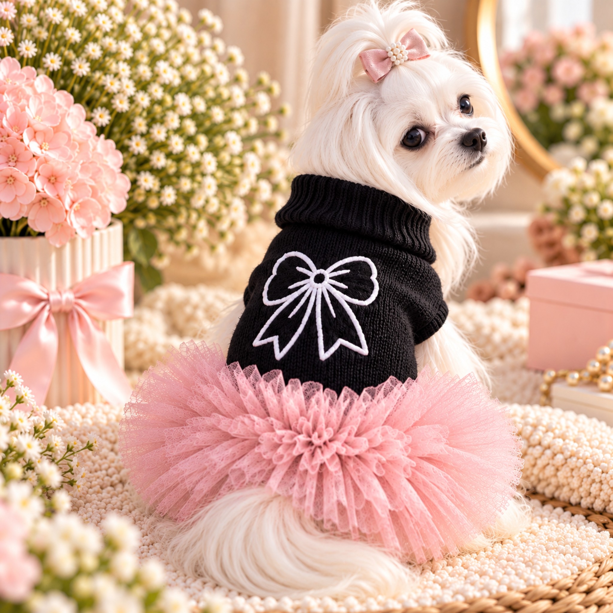 Maglioncino Fiocco di Tulle